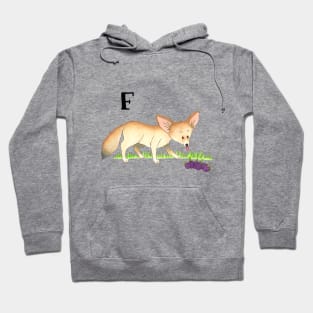 F is for Fennec Fox Hoodie